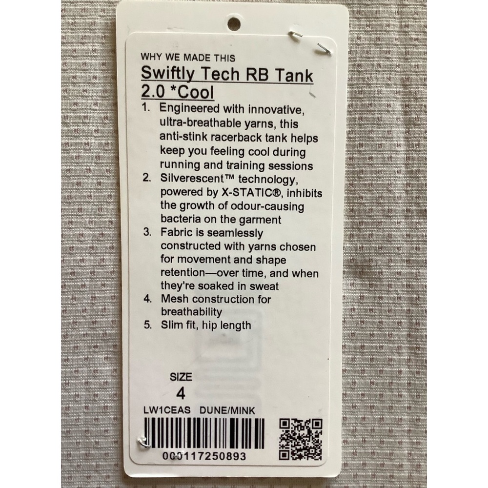 Lululemon Swiftly Tech Racerback TankTop (Cool) - Picture 6 of 6
